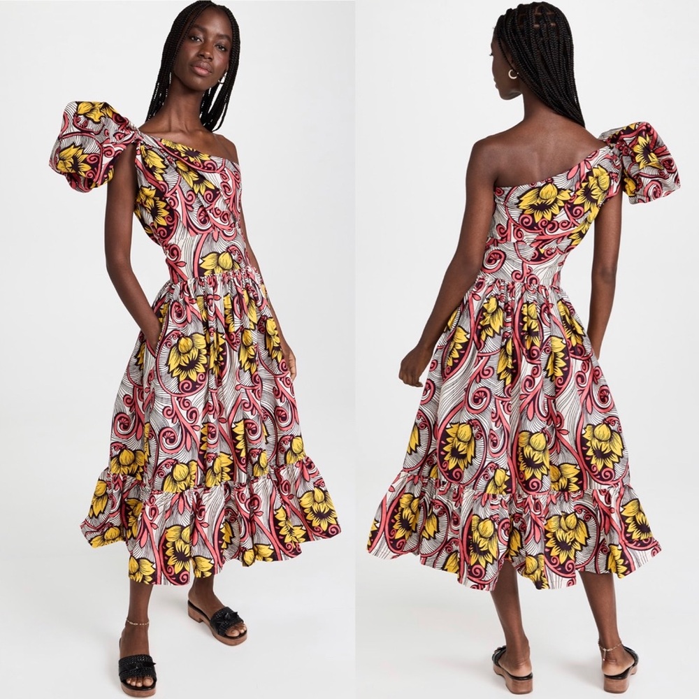 Sika Bubble Midi Dress